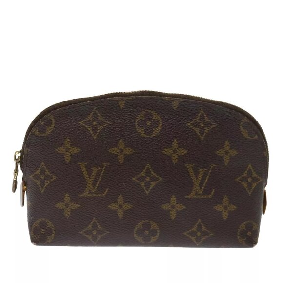 LOUIS VUITTON Monogram Pochette Cosmetic PM Cosmetic Pouch M47515 Auth ar11673 - Picture 1 of 10